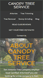 Mobile Screenshot of canopytreeservice.com